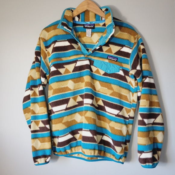 Patagonia Jackets & Blazers - Patagonia Synchilla Snap-T Fleece Aztec Tribal Southwestern Printed
